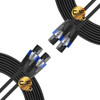 2 Cable Bafle Potencia Speakon Speakon 20 Metros 2x1.5mm Cjf 0
