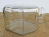 Antigua Caramelera De Vidrio, Hexagonal, Apilable, Sin Tapa 3