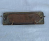 Buzón Antiguo Para Puerta Bronce Macizo 2