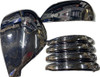 Kit 6 Piezas Cubre Espejos Cubre Manijas Cromado Para Amarok 0