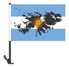 Bandera Para Ventanilla De Autos Malvinas Carflag 30x45cm 0