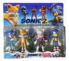 Muñecos Sonic Flexibles Blister X 4 Personajes The Hedgehog 0
