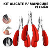 Kit De 3 Alicates Cortador De Cutículas E Unhas Original!!!! 5