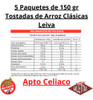 Pack X 5 Tostadas De Arroz Clásicas Leiva X 150grs 1