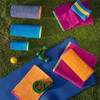 Juego Toalla Y Toallon Fitness- Arco Iris- 100% Algodon- Tdj 4
