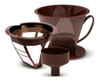 Kit 3 Peças Coador Filtro De Café Suporte E Adaptador 103 0