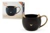 Pinky Up 5386 Chloe Cat Mug Tazas Platillos Negro 0