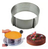 Forma Anel Aro Cortador Regulável Corte 7camadas Confeitaria 4