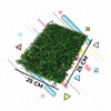 Pasto Jardin Vertical Artificial Muro Pared Panel 25x25 Cm 1