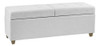 Recamier Madri 1,20m Corino Branco - Inova Decor 2