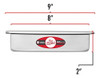 Molde Para Pasteles Cuadrado De Aluminio Anodizado Fat Daddi 1