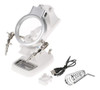Lupa 3x - 4.5x Luz Led Blanca Pinza Cocodrilo Apoya Soldador 4