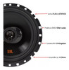 Kit Alto Falante Jbl Flex + Aros Onix Cobalt Spin Prisma 3