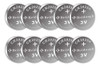 Batera De Moneda De Litio Cr2025 De 3 V (10 Bateras) Garanta 0