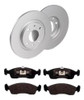 Discos + Pastillas De Freno Peugeot 208 Citroen C3 Ate 0