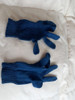 Guantes Y Medias Hilo Azul. Mano Pequeña. Usados. Azul Elet 1