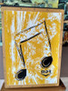 Cajon Mdr Acustico Nota Musical Amarelo 1