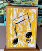 Cajon Mdr Acustico Nota Musical Amarelo 2