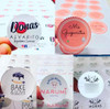 120 Stickers 4cm Personalizados Circular O Cuadrado 1