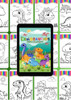 Dinosaurios Para Colorear, Editable E Imprimible 1