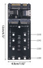 Adaptador Sata M.2 M2 Nvme Ssd Para Conversor Sff-8654 Sat D 4