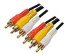 Cable 3 Rca / 3 Rca - 2 Audio / 1 Video Coaxil 0