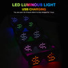 Óculos Led Carregáveis Costumes Usb Party Glasses Glowing 3