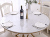 Mantel Redondo Ajustable Transparente Impermeable 5