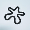 Tapete De Silicone Trivet Para Panelas, Tapete De Mesa Preto 4