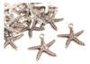 10 Dijes Estrella De Mar (4) Mediana Metal Artesanias Bijou 1