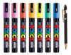 Uni - Marcador De Pintura Para Póster, Color 7, 0