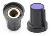 2 Perillas Potenciometro Violetas 17mm X 19mm Buje Bronce 0