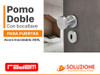 Manija Pomo Picaporte Doble Balancín Acero Inoxidable 1
