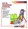Kit De Seguridad Auto 7 Elementos Reflectivo Eslinga 1