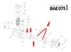 Repuesto Bomba Vulcano Bae75 Difusor, Impulsor, Sello, Oring 1