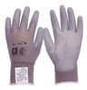 Guantes Tejidos Bil-vex Poliamida Con Pu- Gris Talle Xl (10) 0