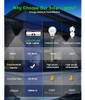 Luces Solares Para Exteriores - Sensor De Movimiento 4000lm 3