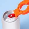Abridor De Botellas De Cocina Multifuncional, Color Naranja, 4