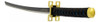 Espada Decorativa Japonesa Katana Preta Samurai Model C 75cm 1 Espada Decorativa Japonesa Katana Preta Samurai Model C 75cm 1