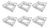 Pack X6 Ceniceros Cuadrado Vidrio Bar Hotel Eventos 0