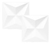 Placa Tridimensional Decorativa 3d Pvc 50x50 Pared Pintable 0