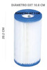 Cartucho Para Bomba Filtrante  A   Intex  Easy Set Piscina 2