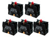 Kit 5 Blocos Contato Auxiliar Para Botão 1nf Metaltex 0
