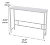 Mesa De Consola De Sofá Industrial Moderna Majaro Para Sala 2