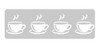 Stencil Eq Arte 4,5 X 24 - Coffee Cup  (704) 0