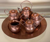 Servicio De Té/café Miniaturas En Cobre. 0