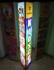 Carteles Triangulares Luminosos!! Los Más Altos 1.25m 2