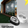 Tartaruga Luminária Lumi Parede Muro Grade Branca Kit 20 5