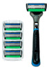 Kit Aparelho De Barbear The Razor 6 C/5 Recargas Dr Jones 0