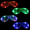Anteojos Led Flogger Rayas X10 Lentes Led Cotillon Luminoso 1
